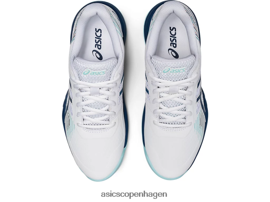 Asics gel-spil 8 hvid/lys indigo Z206F63532