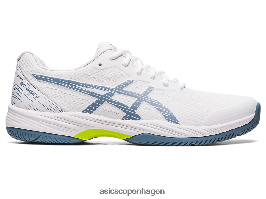 Asics gel-spil 9 hvid/stålblå Z206F6410