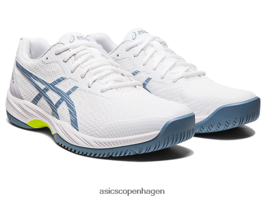 Asics gel-spil 9 hvid/stålblå Z206F6410