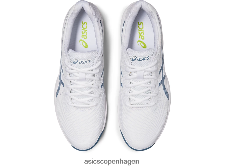 Asics gel-spil 9 hvid/stålblå Z206F6410