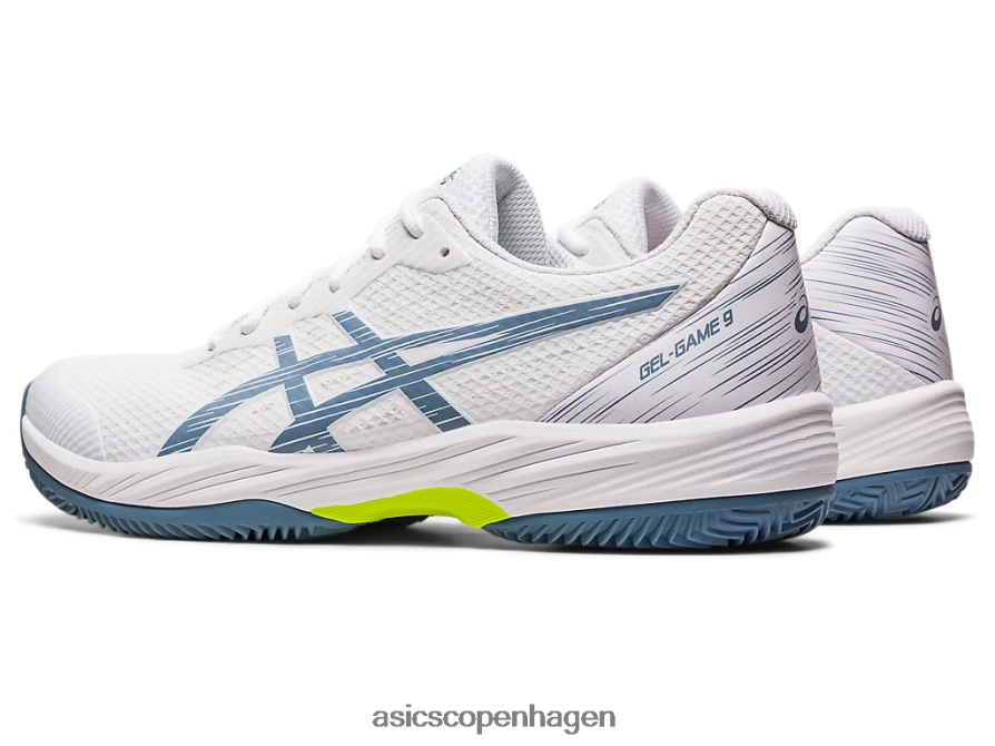 Asics gel-spil 9 ler/oc hvid/stålblå Z206F6439