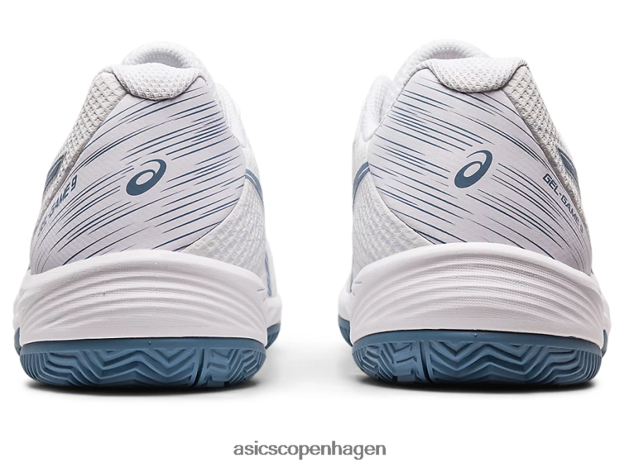 Asics gel-spil 9 ler/oc hvid/stålblå Z206F6439