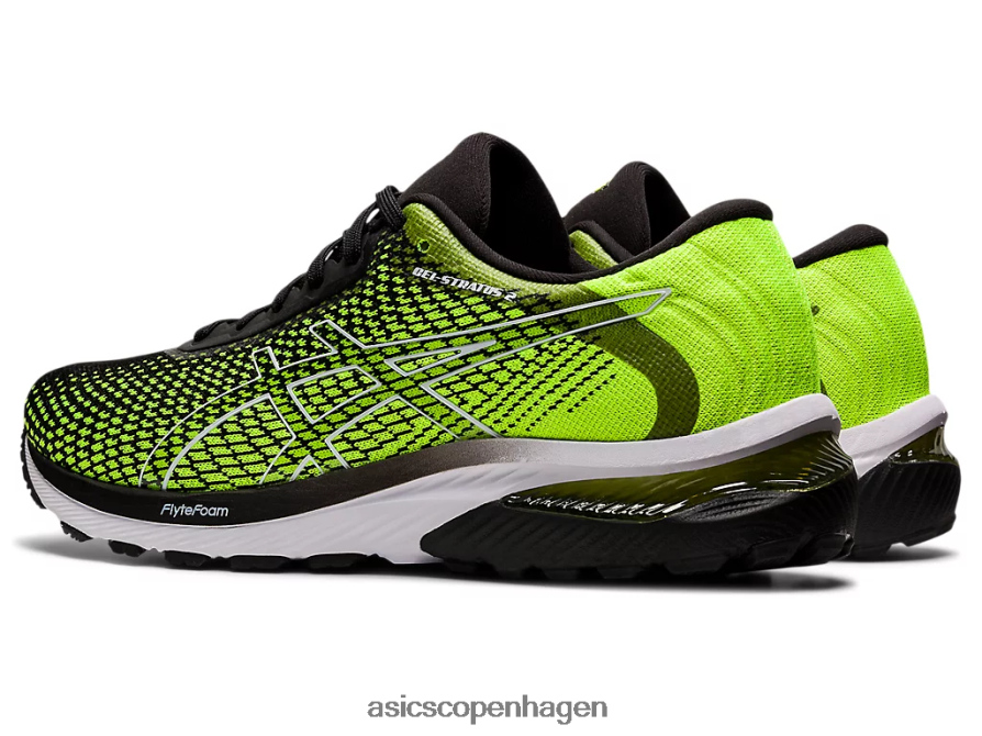 Asics gel-stratus 2 strik sikkerhedsgul/sort Z206F6686