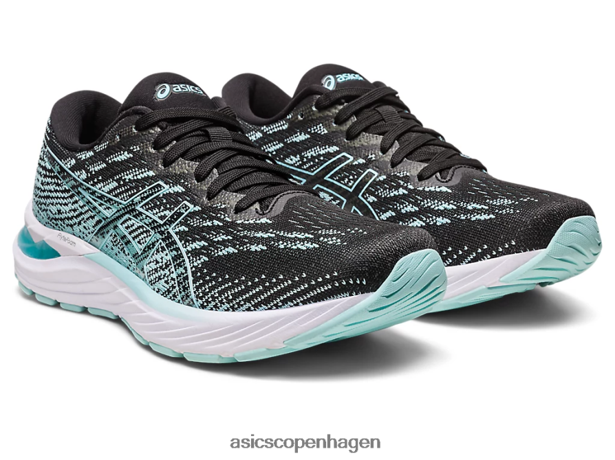 Asics gel-stratus 3 strik sort/klar blå Z206F62346