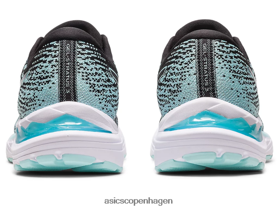 Asics gel-stratus 3 strik sort/klar blå Z206F62346