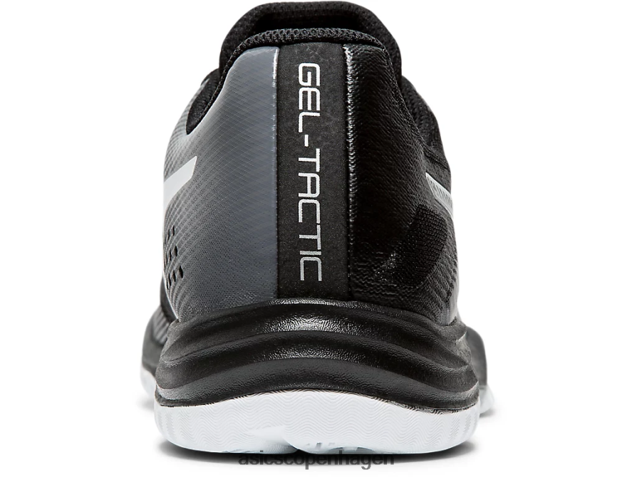 Asics gel-taktik 2 sort/sølv Z206F64204