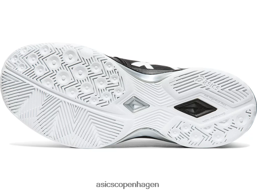 Asics gel-taktik 2 sort/sølv Z206F64204