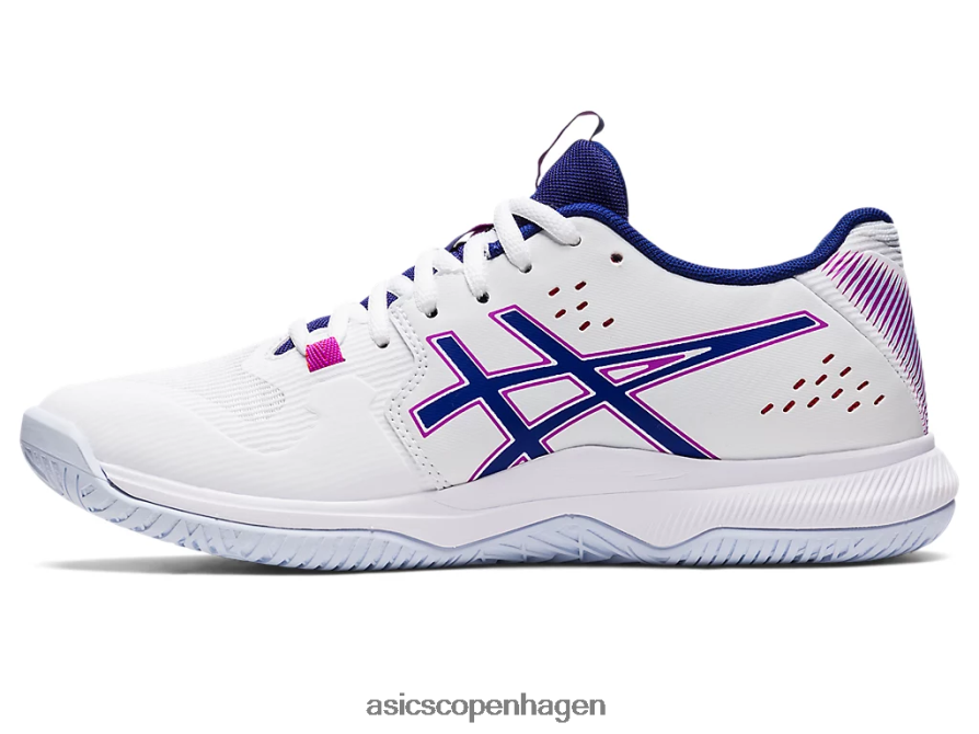Asics gel-taktik hvid/dykke blå Z206F63093