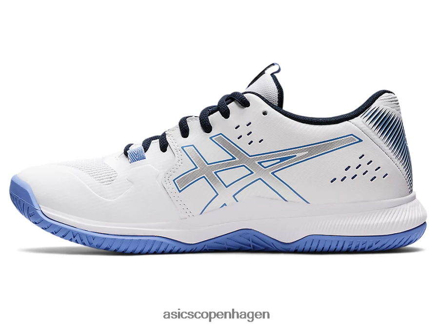 Asics gel-taktik hvid/periwinkle blå Z206F63591
