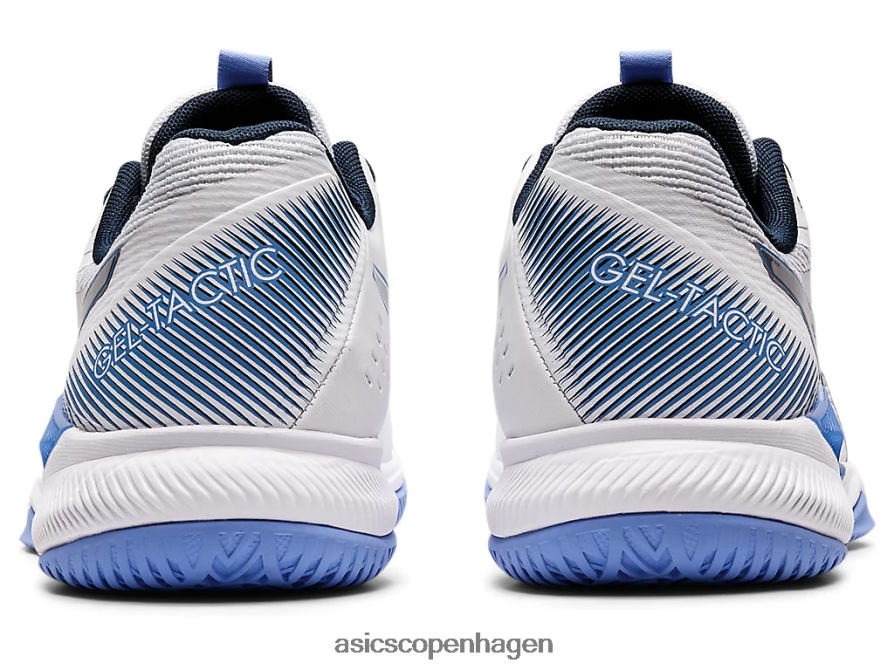 Asics gel-taktik hvid/periwinkle blå Z206F63591