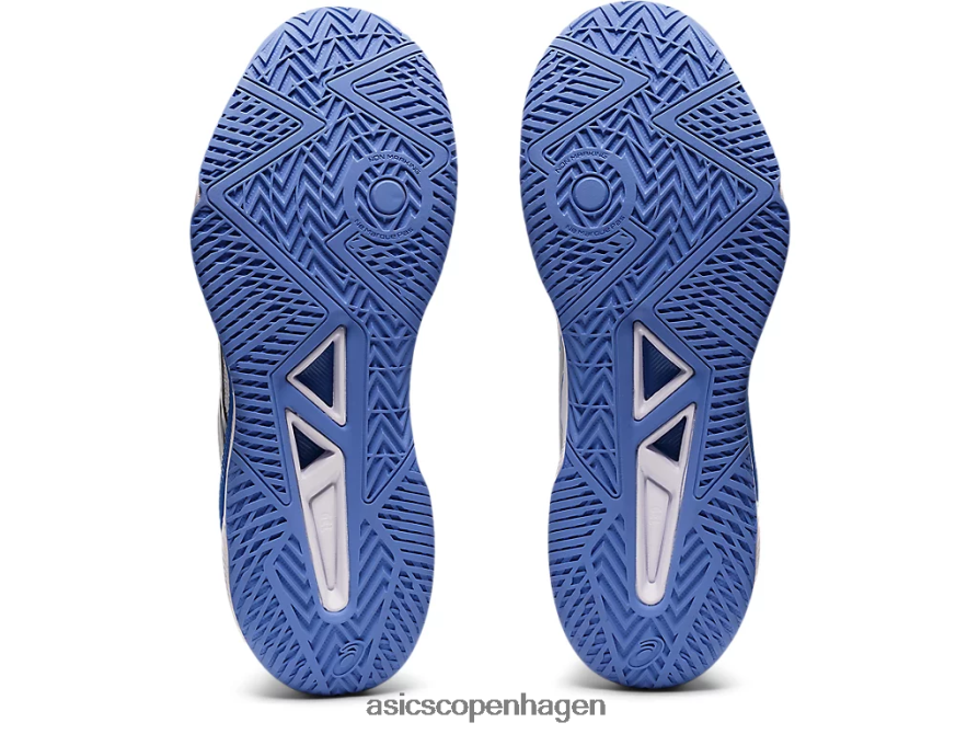 Asics gel-taktik hvid/periwinkle blå Z206F63591