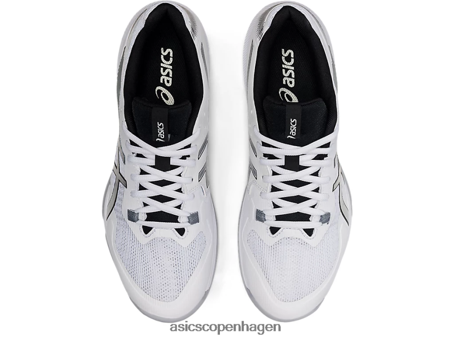 Asics gel-taktik hvid/ren sølv Z206F61561