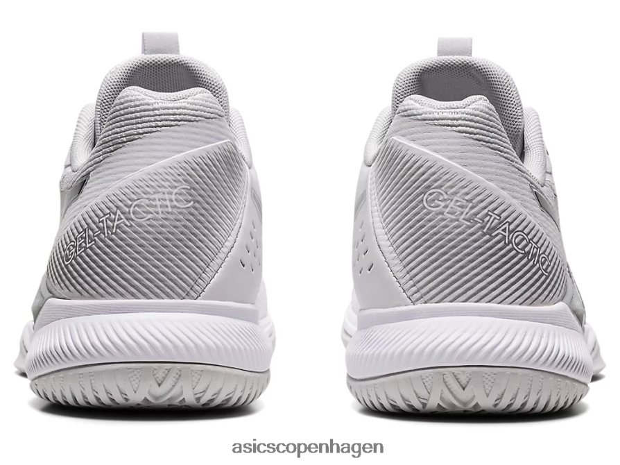 Asics gel-taktik hvid/ren sølv Z206F63567
