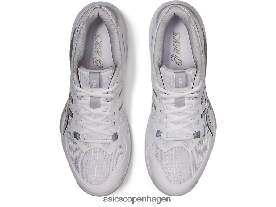 Asics gel-taktik hvid/ren sølv Z206F63567