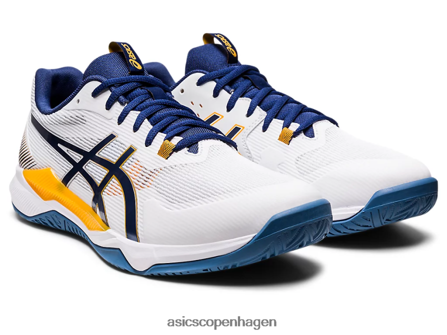 Asics gel-taktik hvidt/dybt hav Z206F61132