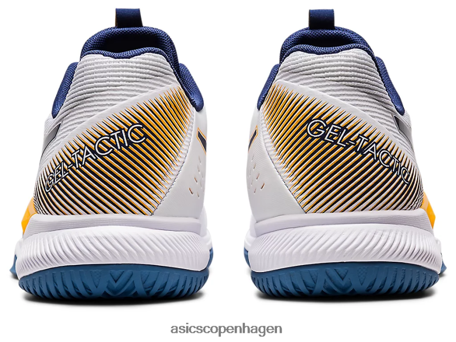 Asics gel-taktik hvidt/dybt hav Z206F61132
