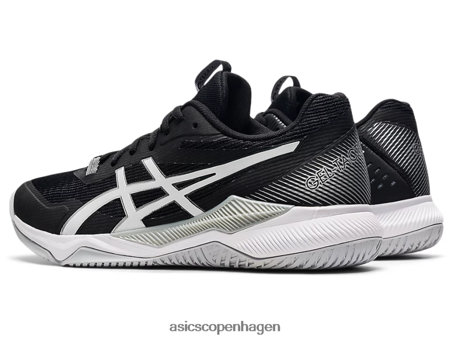 Asics gel-taktik sort hvid Z206F63562