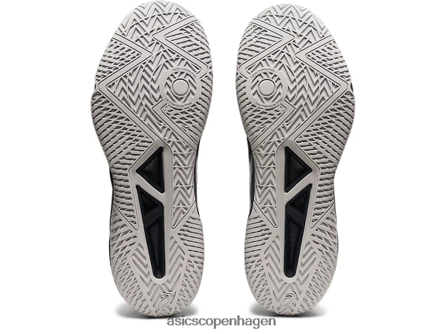 Asics gel-taktik sort/ren sølv Z206F61593