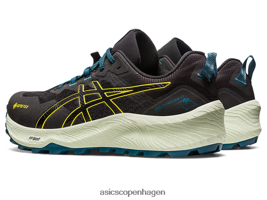 Asics gel-trabuco 11 gtx sort/gylden gul Z206F653