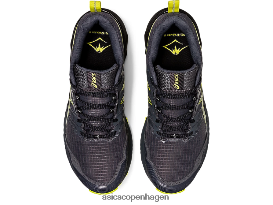 Asics gel-trabuco 9 bærer grå/sur yuzu Z206F62008