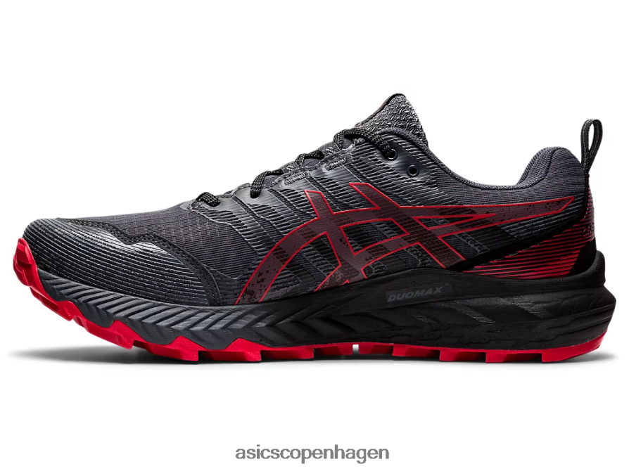 Asics gel-trabuco 9 holder grå/elektrisk rød Z206F6670