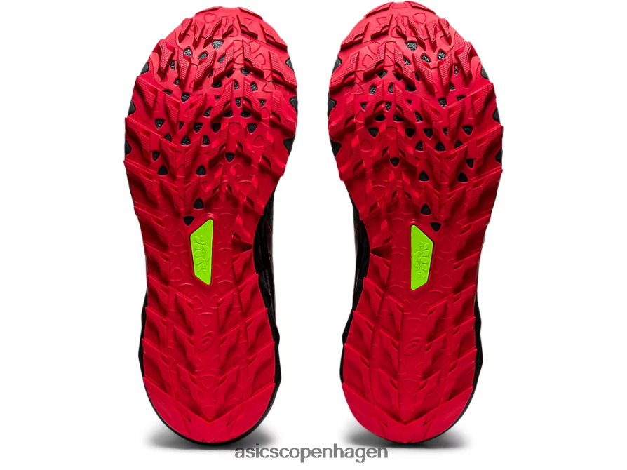 Asics gel-trabuco 9 holder grå/elektrisk rød Z206F6670