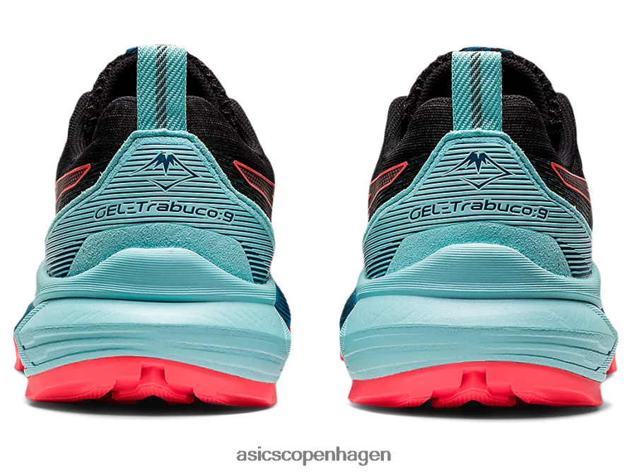 Asics gel-trabuco 9 sort/flammende koral Z206F63888