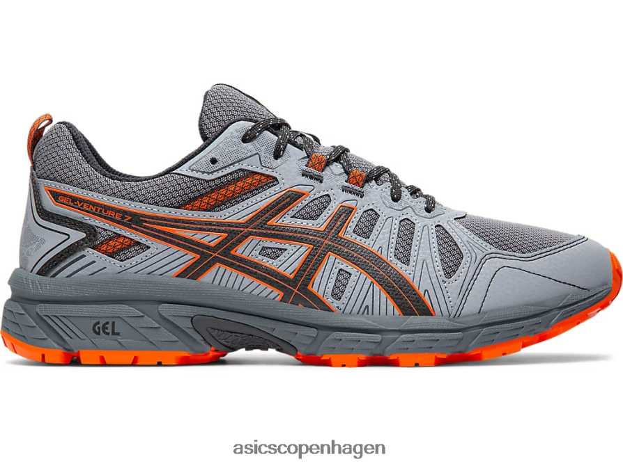 Asics gel-venture 7 ekstra bred bærer grå/habanero Z206F62110