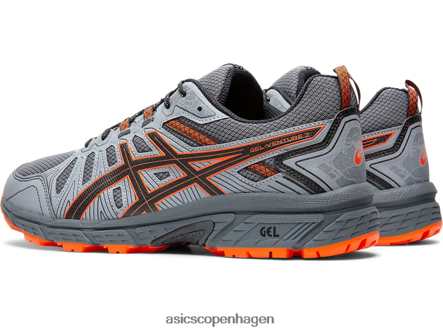 Asics gel-venture 7 ekstra bred bærer grå/habanero Z206F62110