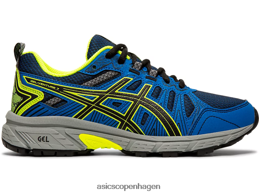 Asics gel-venture 7 klasse skole sort/sikkerhedsgul Z206F64570