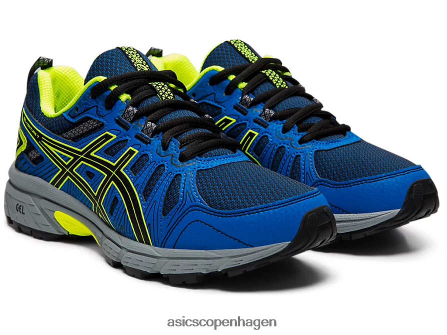 Asics gel-venture 7 klasse skole sort/sikkerhedsgul Z206F64570