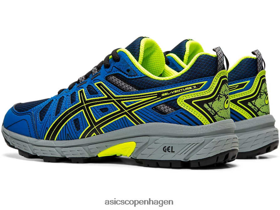 Asics gel-venture 7 klasse skole sort/sikkerhedsgul Z206F64570