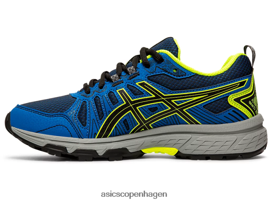 Asics gel-venture 7 klasse skole sort/sikkerhedsgul Z206F64570