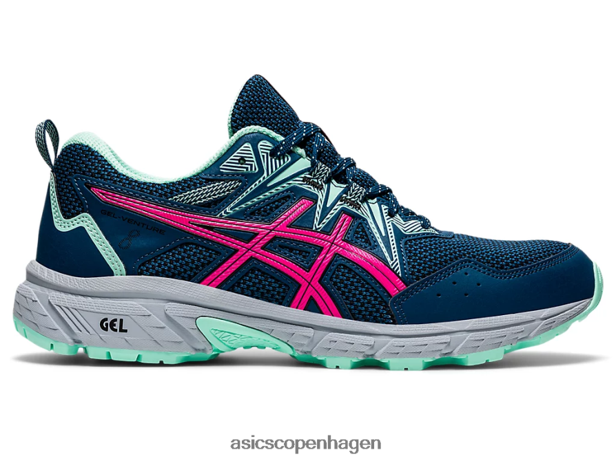Asics gel-venture 8(d) mako blå/pink glo Z206F63559