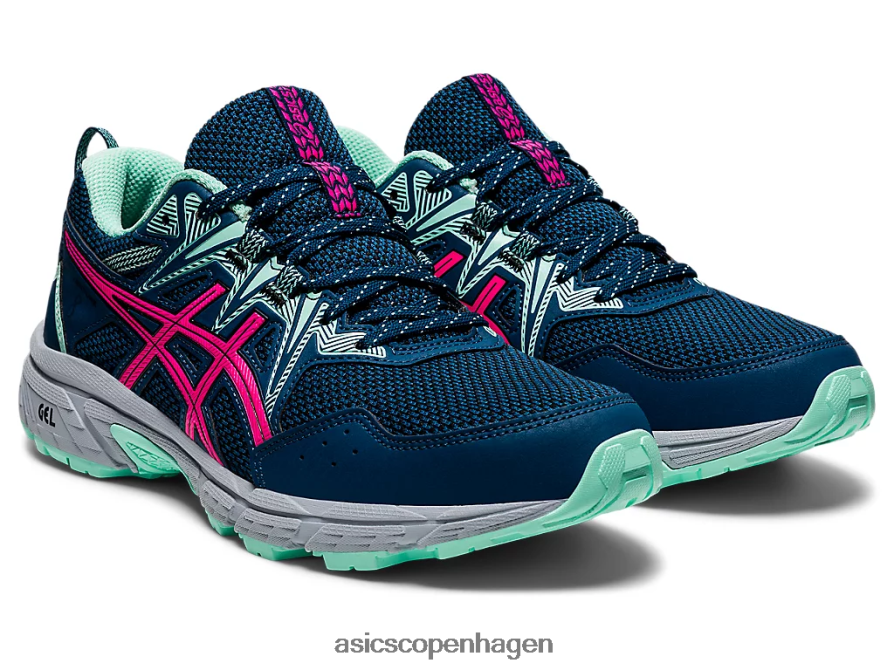 Asics gel-venture 8(d) mako blå/pink glo Z206F63559