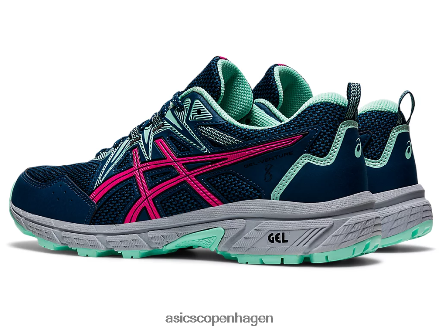 Asics gel-venture 8(d) mako blå/pink glo Z206F63559