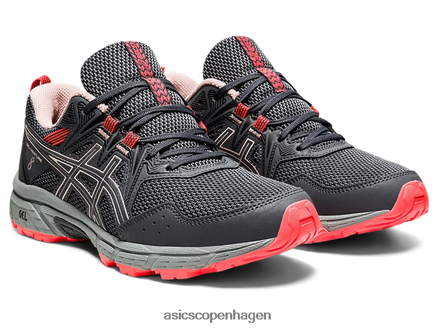 Asics gel-venture 8 bred bærer grå/ingefær fersken Z206F63594