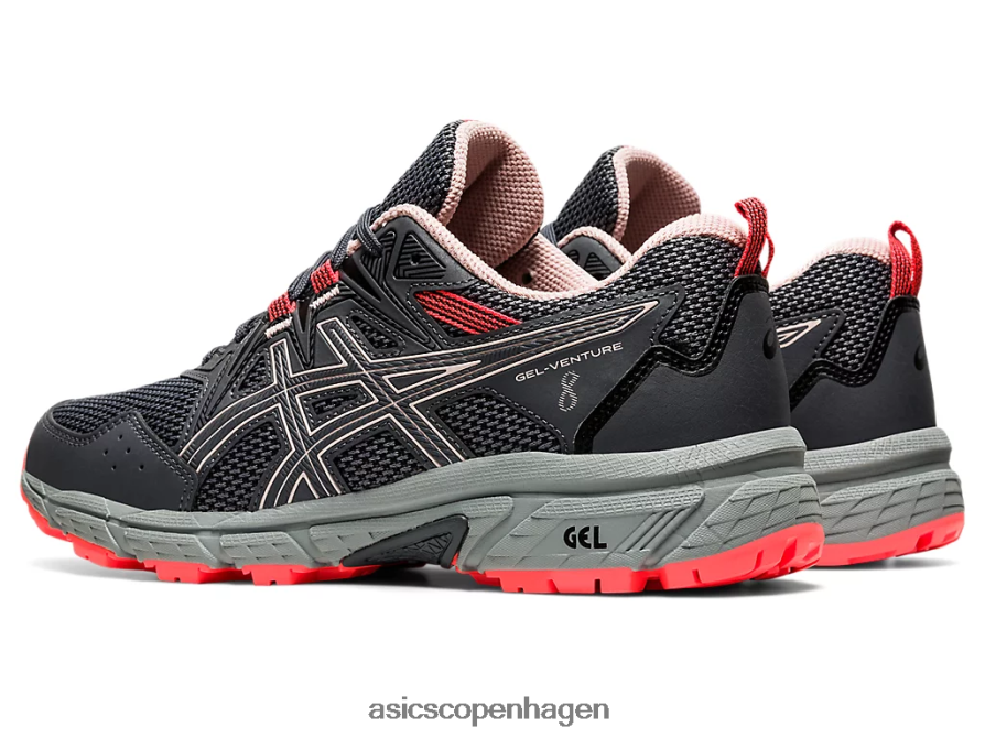 Asics gel-venture 8 bred bærer grå/ingefær fersken Z206F63594