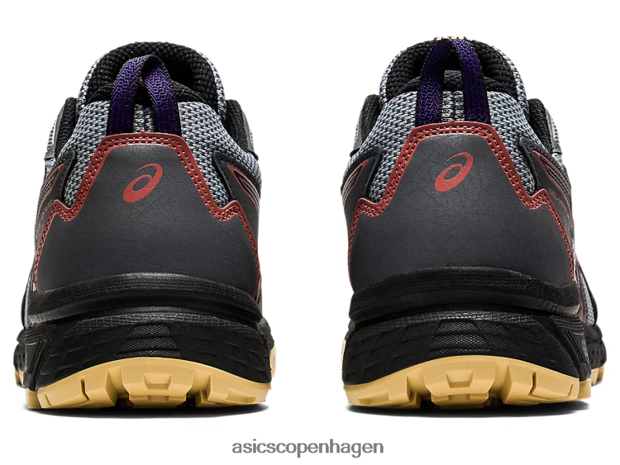 Asics gel-venture 8 bred bærer grå/rød mursten Z206F63938