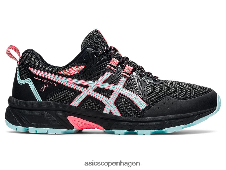 Asics gel-venture 8 bred sort/klar blå Z206F63547
