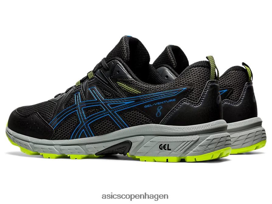 Asics gel-venture 8 ekstra bred sort/directoire blå Z206F61850