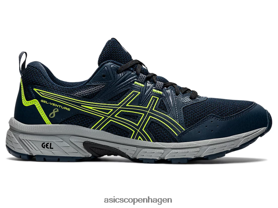 Asics gel-venture 8 fransk blå/hazard grøn Z206F61496