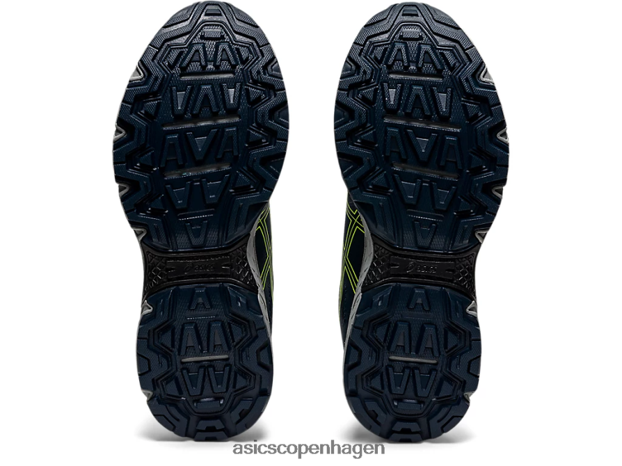 Asics gel-venture 8 klasse skole fransk blå/hazard grøn Z206F64505