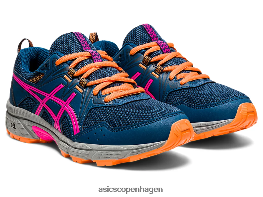 Asics gel-venture 8 klasse skole mako blå/pink glo Z206F64494