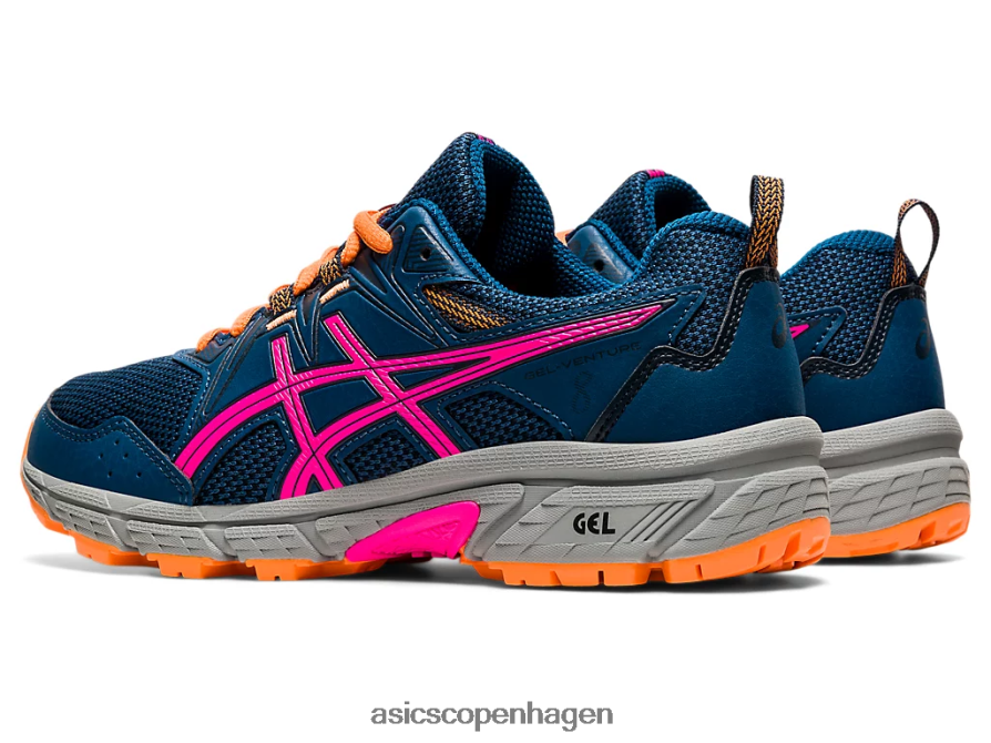 Asics gel-venture 8 klasse skole mako blå/pink glo Z206F64494