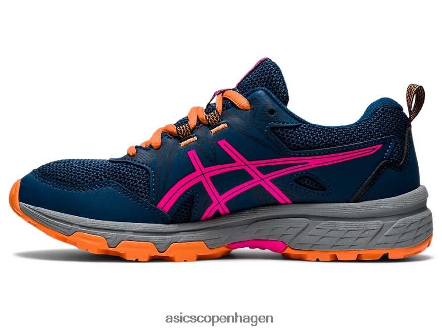 Asics gel-venture 8 klasse skole mako blå/pink glo Z206F64494