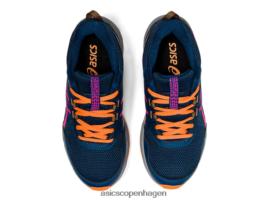 Asics gel-venture 8 klasse skole mako blå/pink glo Z206F64494