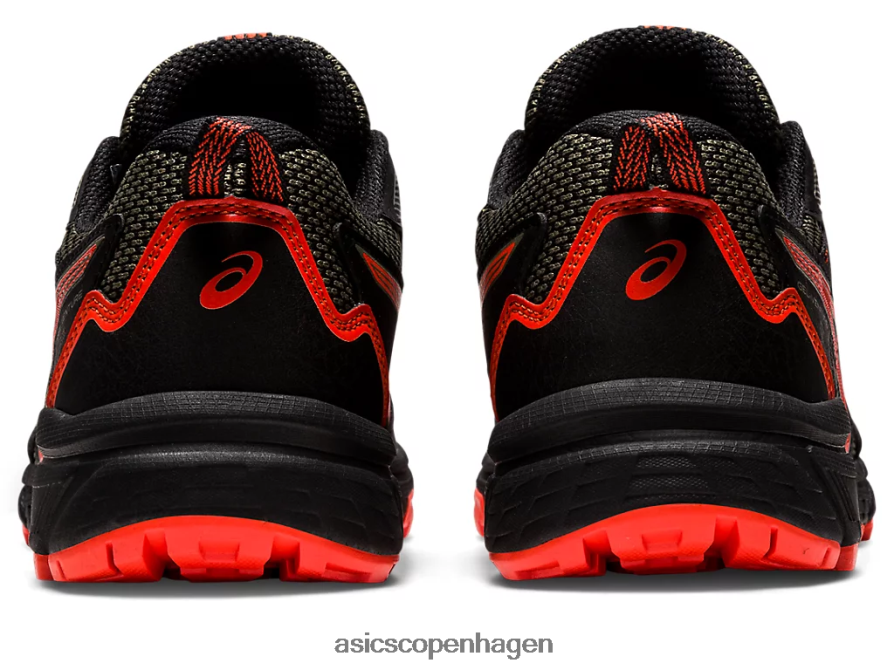 Asics gel-venture 8 klasse skole sort/cherry tomat Z206F64389