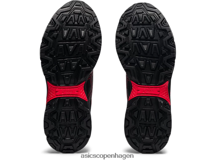 Asics gel-venture 8 klasse skole sort/elektrisk rød Z206F64508