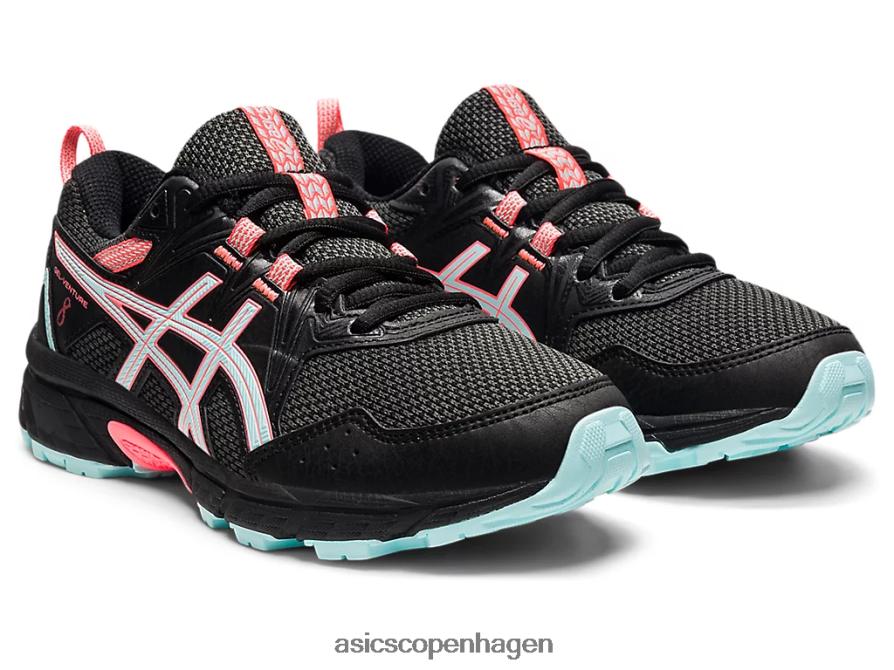 Asics gel-venture 8 klasse skole sort/klar blå Z206F64510
